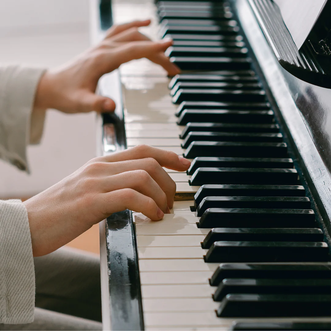 Playing piano